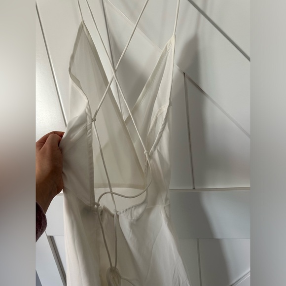 ASOS White corset back dress - Picture 3 of 4